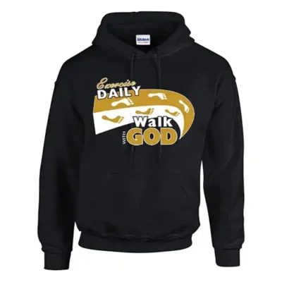 Inspirational Walk with God Hoodie - Image 2