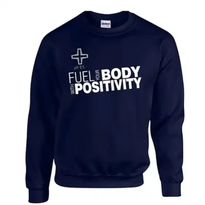 Positivity Fuel Body Fleece Sweatshirt - Image 2