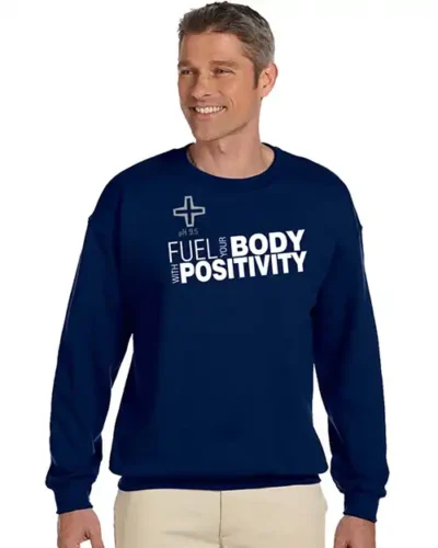 Positivity Fuel Body Fleece Sweatshirt - Image 3