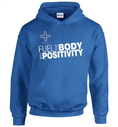 Positivity Fuel Body Fleece Hoodie - Image 3