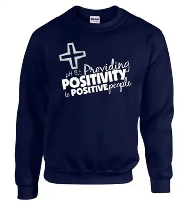 Positive People Fleece Sweatshirt - Image 2