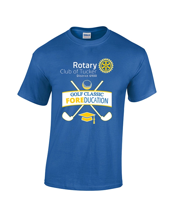 Rotary Club Annual Golf Classic Royal Blue TShirt