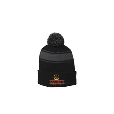 AAME Knitted Beanie + Pom POM - Image 2