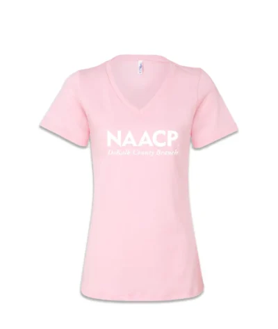 DeKalb NAACP - Ladies VNeck TShirt - Image 3