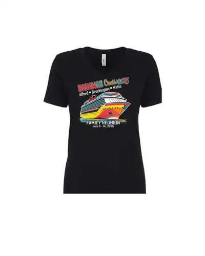 ABW Family Reunion - Ladies VNeck TShirt