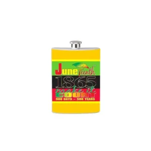 Juneteenth Make it Count Flask